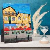 Oude stad fotoplaat (Zijkant)