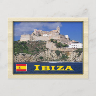 Oude stad Ibiza, Balearen, Spanje Briefkaart