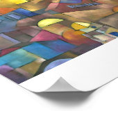 Oude stad Jerusalem Poster (Hoek)