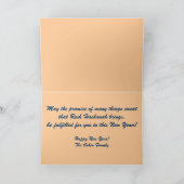 Oude Stad Jeruzalem Nieuwjaarskaart Feestdagen Kaart (Binnen)