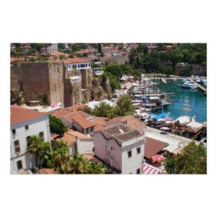 Oude stad Kaleici van Antalya Perfect Poster