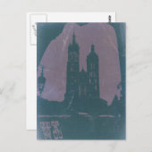 Oude stad Krakow Polen Briefkaart (Voorkant / Achterkant)