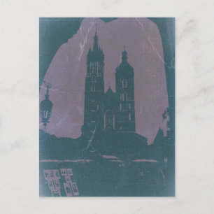 Oude stad Krakow Polen Briefkaart