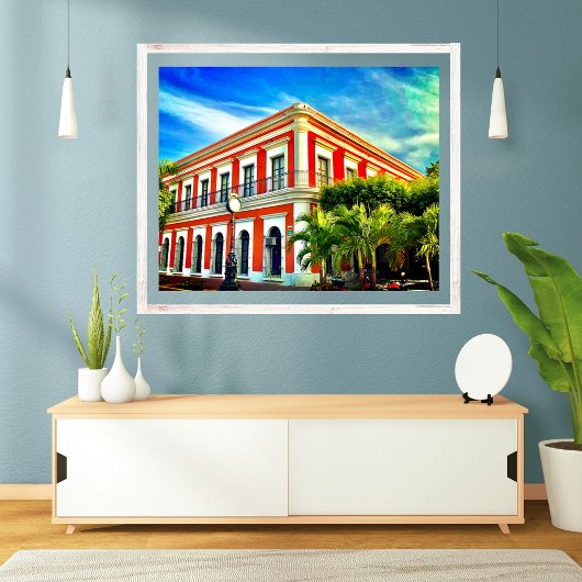 Oude stad Mexico Afbeeldingen oude gebouwen Poster