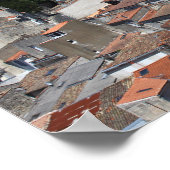 Oude stad Niort Skyline, Frankrijk Poster (Hoek)