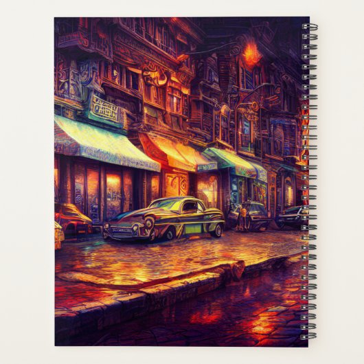  oude stad planner (Achterkant)