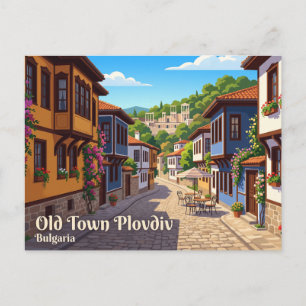 Oude Stad Plovdiv Bulgarije Briefkaart