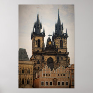 Oude stad Praag Poster