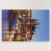 Oude stad Praag. Tsjechië. Legpuzzel (Horizontaal)