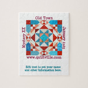 Oude stad puzzel