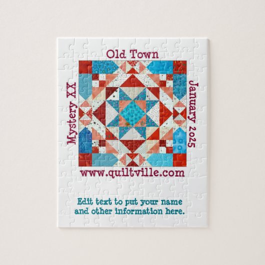 Oude stad puzzel (Verticaal)