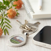 Oude stad Riga in het najaar Sleutelhanger (Zijkant)