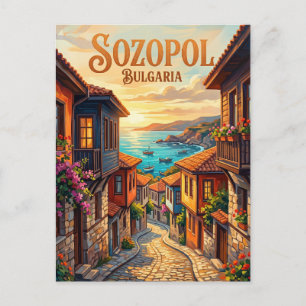 Oude Stad, Sozopol Bulgarije Briefkaart