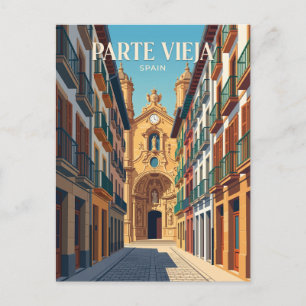 Oude Stad Spanje Briefkaart