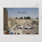 Oude stad van Jeruzalem Westerne Muur Klaagmuur Briefkaart (Voorkant)