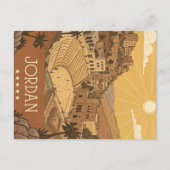  oude stad van Jordanië Briefkaart (Voorkant)