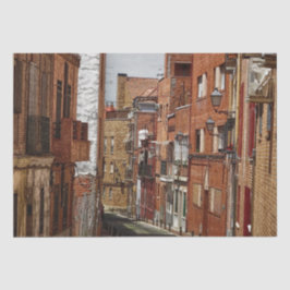 Oude stadsdecoupage 15x20 tissuepapier