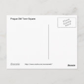 Oude Stadsplein, Praag Briefkaart (Achterkant)