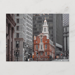 Oude State House Boston Briefkaart