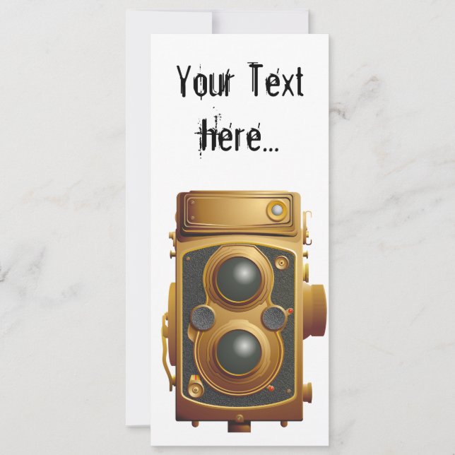 Oude Steampunk-camera (Voorkant)