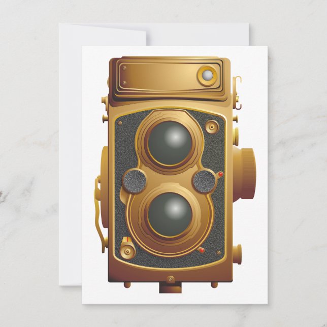 Oude Steampunk-camera (Voorkant)