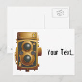 Oude Steampunk-camera Briefkaart (Voorkant / Achterkant)