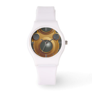 Oude Steampunk-camera Horloge