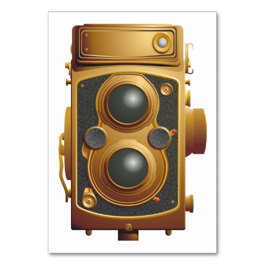 Oude Steampunk Camera Kaart (Voorkant)