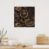 Oude Steampunk Poster (Keuken)