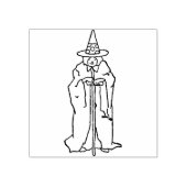 Oude stempel voor illustratie met hekkunst (Afrduk)