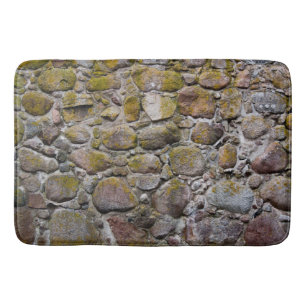 Oude stenen muur badmat