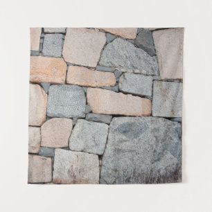 Oude stenen muur van het oude kasteel. abstract, o wandkleed
