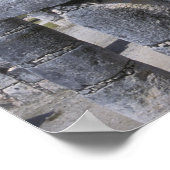 Oude stenen pijlers in Chichen Itza. Centraal Poster (Hoek)