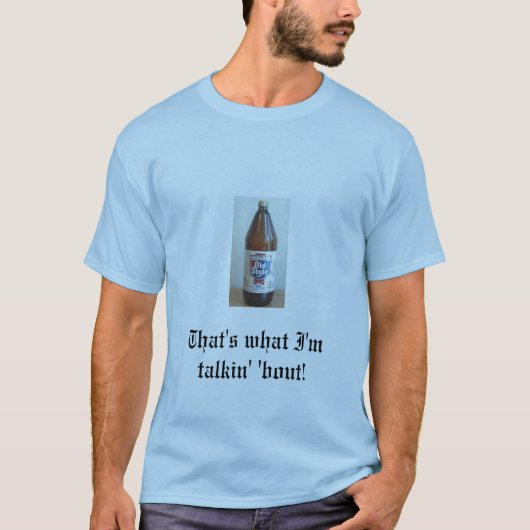 Oude stijl 40oz. t-shirt (Voorkant)