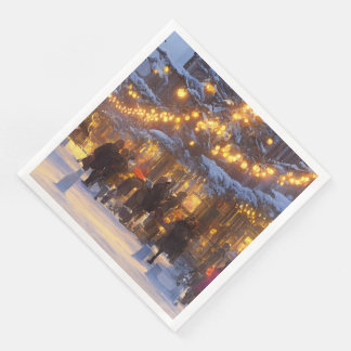 Oude Stijl Kerstmis Servet