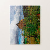 Oude stijl Land Barn Wyoming. Legpuzzel (Verticaal)