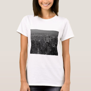  oude stijl New York City Script T-shirt