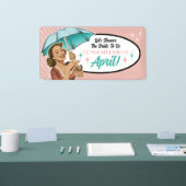 Oude stijl paraplu bruidsdouche feest banner (Beurs)