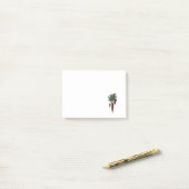 Oude stijl wortel afbeelding post-it® notes (Op bureau)