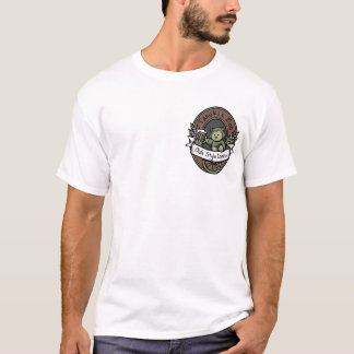 Oude stijlpagina, volledige kleur t-shirt