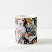 Oude Stoffen Hond Mok (Center)
