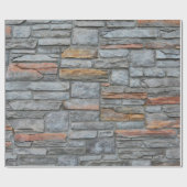 Oude stone wandtextuur cadeaupapier (Vlak)