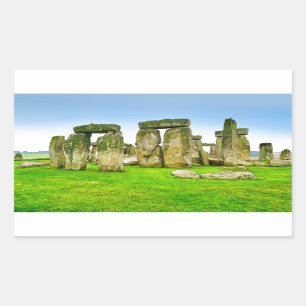 Oude Stonehenge Standing Stones in Summer Art Rechthoekige Sticker