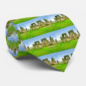 Oude Stonehenge Standing Stones in Summer Art Stropdas (Opgerold)