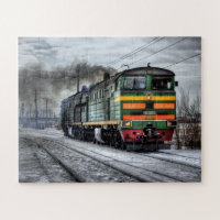 Oude stoomlocomotief trein foto