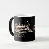 Oude  stoommotor — Magische Mok (Voorkant links)