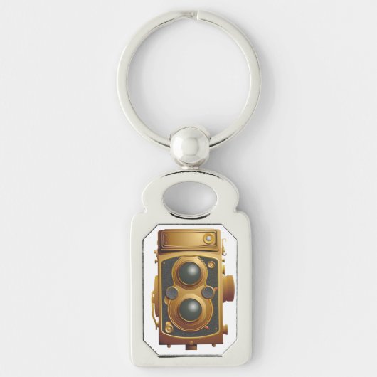 Oude Stoomstijl Camera Sleutelhanger (Voorkant)
