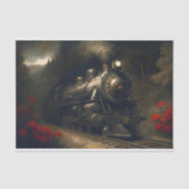 Oude Stoomtrein Decoupage Tissuepapier (Voorkant)