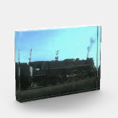 Oude stoomtrein fotoblokken (Links)