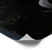 Oude stoomtrein Le Mastrou 403 stoommachine Poster (Hoek)